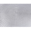 Set 6 suporturi farfurii, rotunde, diametru 38 cm, argintii