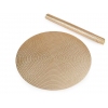 Set 6 suporturi farfurii, rotunde, diametru 38 cm, aurii