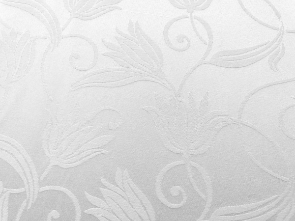 Fata de masa damasc gros calitate I alb, 150x250 cm, Spring Flowers Fata de masa damasc gros calitate I alb, 150x250 cm, Spring Flowers