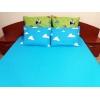 Lenjerie de pat de lux Angry Birds Duo Azur, 2 persoane, bumbac calitate I Lenjerie de pat de lux Angry Birds Duo Azur, 2 persoane, bumbac calitate I