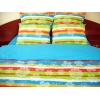 Lenjerie de pat Multicolor Duo Azur, 2 persoane, calitate I, gama Lenjerii CriDesign Lenjerie de pat Multicolor Duo Azur, 2 persoane, calitate I, gama Lenjerii CriDesign