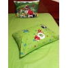 Set lenjerie pat 1 persoana Angry Birds - KV cu patura kaki