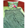 Set lenjerie pat 1 persoana Angry Birds - KV cu patura kaki