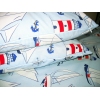 Lenjerie de pat de lux Boat on the sea, 2 persoane, bumbac ranforce calitate LUX Lenjerie de pat de lux Boat on the sea, 2 persoane, bumbac ranforce calitate LUX