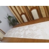 Napron-traversa masa, din damasc crem, calitate I, cu dantela 50x300 cm, doua parti Napron-traversa masa, din damasc crem, calitate I, cu dantela 50x300 cm, doua parti