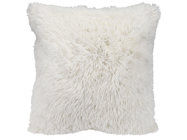 Perna decorativa alba pufoasa Perna decorativa alba pufoasa